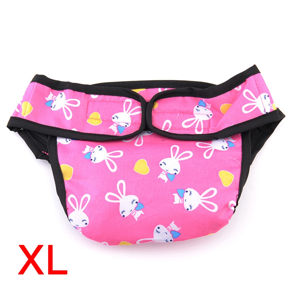 XL- Pink Pet санитарно подгузник все размеры M/L/XL сбор эластичная лента хлопок 2 вилы брюки для девочек автомобиля Собака мочи Pad - Цвет: XL- Pink