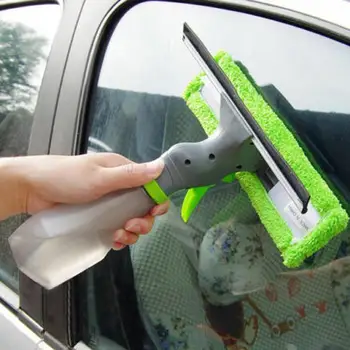 

Glass Cleaning Brush With Water Spray Window Cleaner Multifunctional Cleaner Helper Car Window Wizard Washing Tool