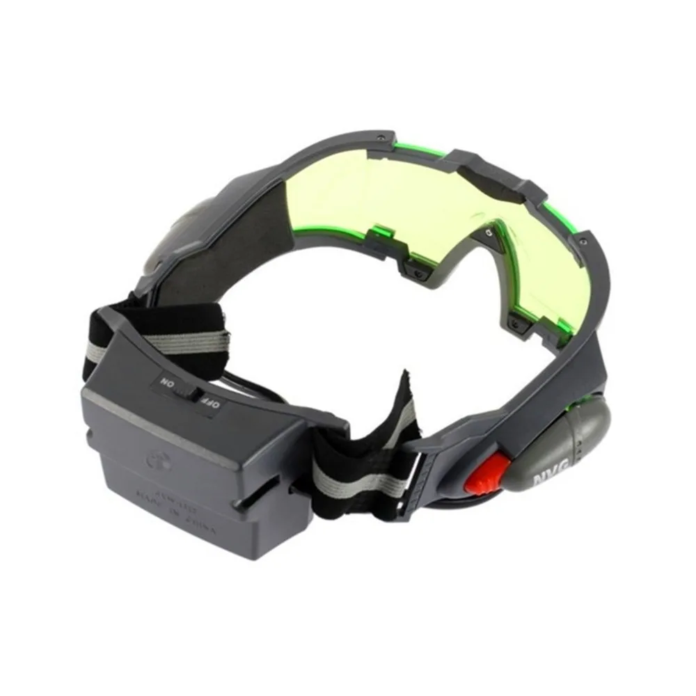Регулируемый светодиодный стеклянный очки ночного видения мотоциклетные гоночные очки для охоты очки с откидывающейся подсветкой ветрозащитные