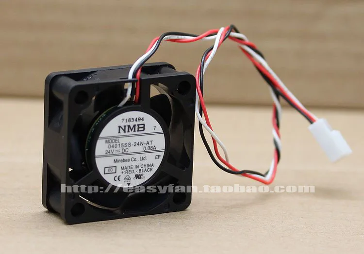 

NMB-MAT 4015SS-24N-AT 00 DC 24V 0.08A 40x40x15 мм вентилятор охлаждения сервера
