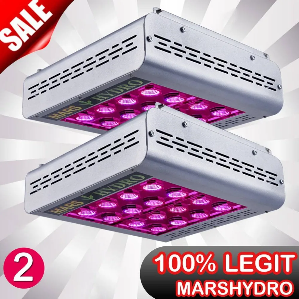 

2PCS Mars Pro II Epistar 400W LED Grow Lights Lamp for Indoor Plants Seeding to Flowering Full Spectrum Greenhouse