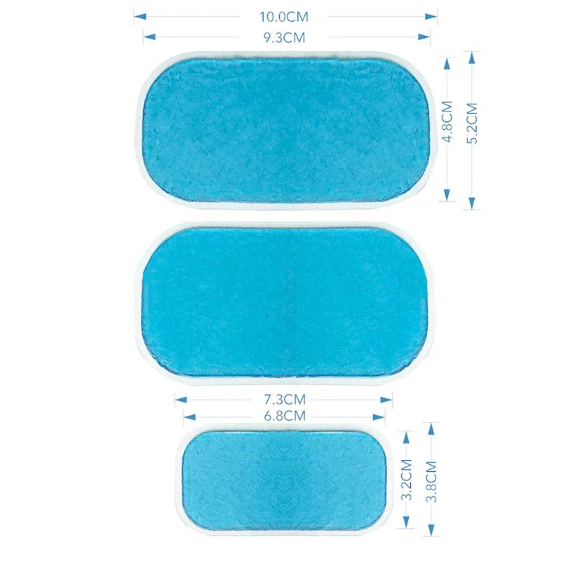 3 шт. Сменные гелевые подушечки для мышц бедра Запасные детали для тренажера массажер гелевый лист стимулятор мышц Тренажер-коврик фитнес аксессуары
