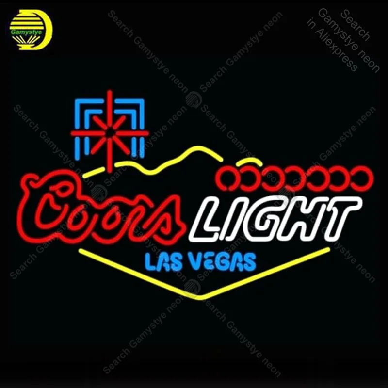 Неоновые знаки для вывеска Coors Las Vegas пивная неоновая реклама лампа знак неоновая магазинная вывеска Letrero огни enseigne ручной работы