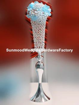 

hanging crystals crystal centerpiece flower stand with top plate bowl