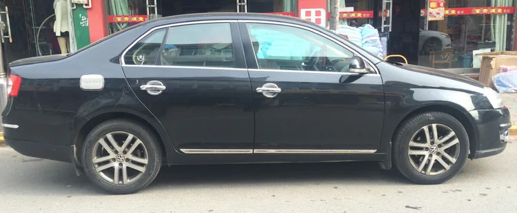 Корпус из нержавеющей стали боковой молдинг хромированный для VW Jetta Sedan 5 MK5 2005