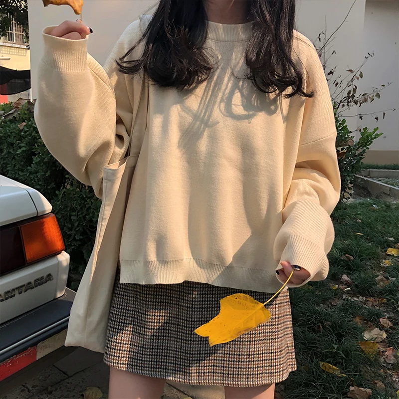 Повседневные женские юбки в японском стиле Harajuku Ulzzang винтажная юбка с высокой