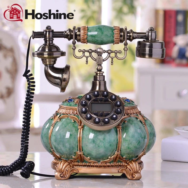 Hoshine New House Vintage Telefone Antigo Novelty Corded Telephone Fix Decorative Telephone SIM