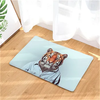 

2017 New Cartoon Animals Print Carpets Non-slip Bathroom Mats Anti-Slip Rugs 40X60 50X80cm.