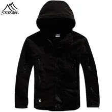 Saenshing Спортивная Военная Флисовая теплая Мужская тактическая куртка, теплая дышащая мужская куртка с капюшоном, верхняя одежда размера плюс
