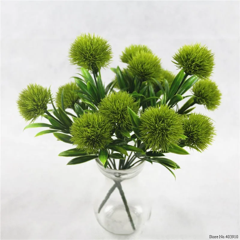 1 Bouquet 7 Heads 5CM Dandelion Flowers Home Decorative 3 Colors Plastic Artificial Flowers For Wedding Valentine's Day Decor 1 Bouquet 7 Heads 5CM Dandelion Flowers Home Decorative 3 Colors Plastic Artificial Flowers For Wedding Valentine's Day Decor