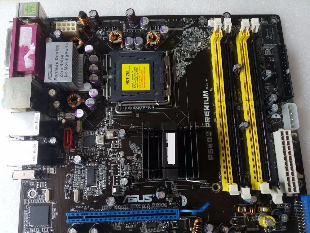 Для ASUS P5WD2 Premium 775 stitch Роскошная материнская плата DDR2 оригинальная б/у