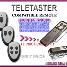 Teletaster SKXWD1, SKXWD2, SKXWD4 замена двери гаража дистанционного 433,92 МГц