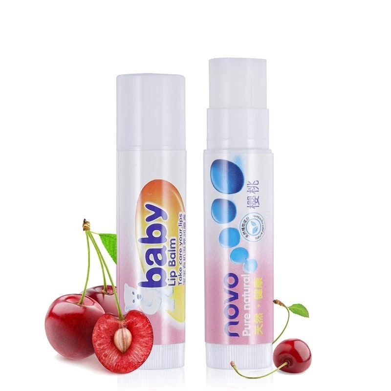 Увлажняющий бальзам для губ novo fruit защита приятный вкус натуральный блеск