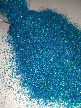 

Nail Art 1 Jar 5g Ligh Blue Laser Holographic Glitter Shiny Laser Powdere Nail Glitter Powder for Nail Art Chrome Pigment 710