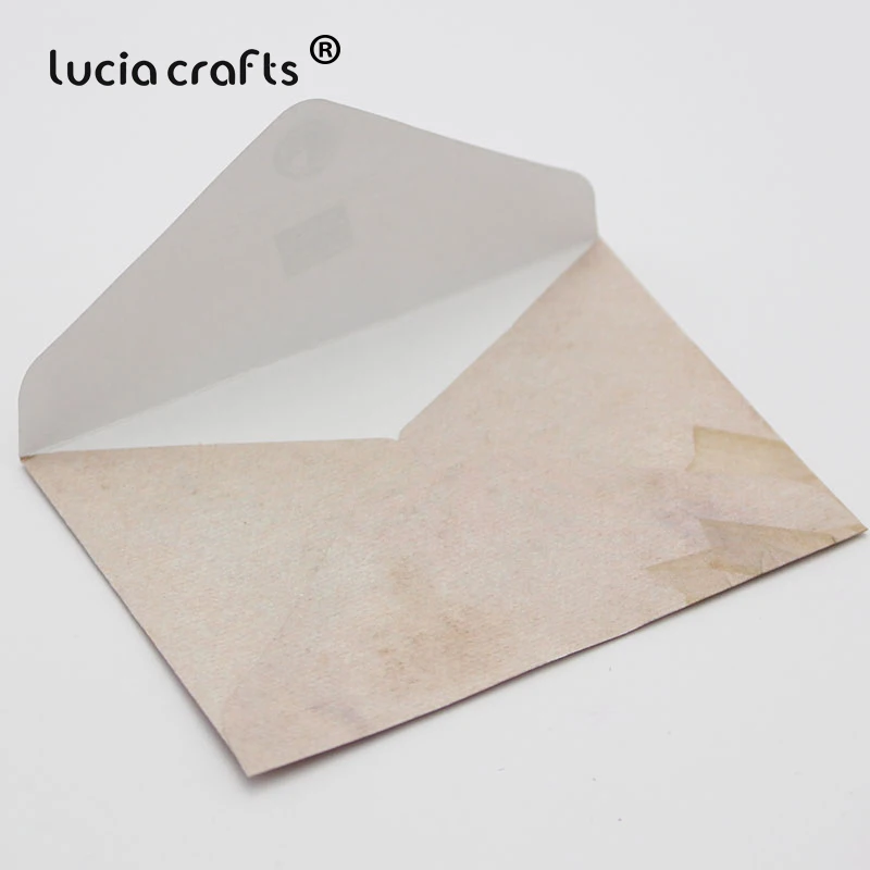 Lucia crafts(1 лот = 12 шт) 9,5*7,3 см винтажный мини-конверт Европейский стиль Скрапбукинг карта канцелярские принадлежности I0410