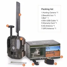 4 г охотничья камера gps FTP камера trail электронная почта с 4 г охотничья Дикая камера Поддержка MMS GPRS GSM фото ловушки 4 г ночное видение