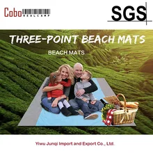 Пляжные Одеяло огромный Пикник Одеяло Водонепроницаемость песок нейлон Открытый Одеяло s с 4 ставки легкий