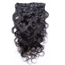 Body Wave Clip In Human Hair Extensions 120g Clip In Human Hair Extensions 7pcs Brazilian Remy Hair Sunny Queen Hair Products