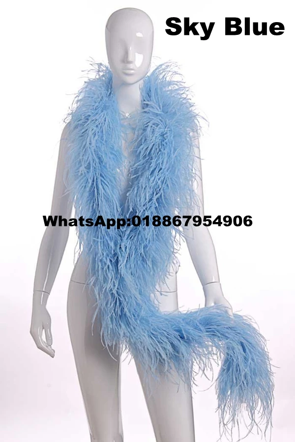 curly ostrich feather boas wholesale