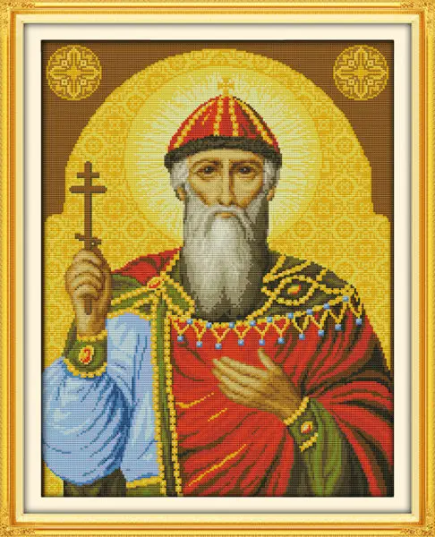 

Religious figure Printed on Canvas DMC Counted Chinese Cross Stitch Kits printed Cross-stitch set Embroidery Needlework
