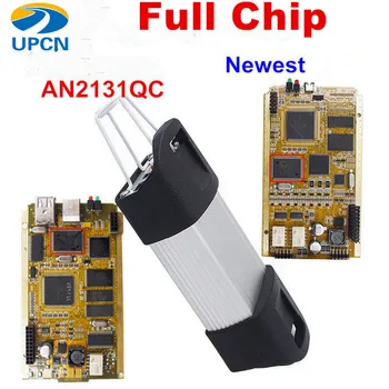 

V195 Quality A Full Chip AN2131QC Can Clip For Renault Diagnostic Tool Multi-languages Gold Side PCB CAN Clip