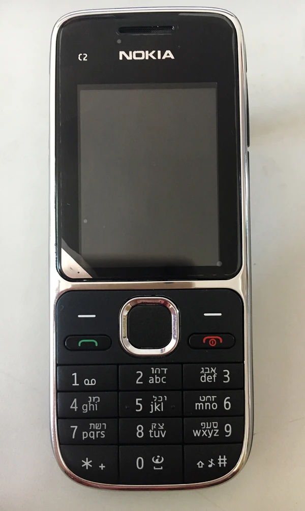 Nokia C2 C2-01 Refurbished GSM Mobile Phone Cellphones & Arabic Russian Hebrew Keyboard Original Unlocked iphone 12 refurbished Refurbished Phones