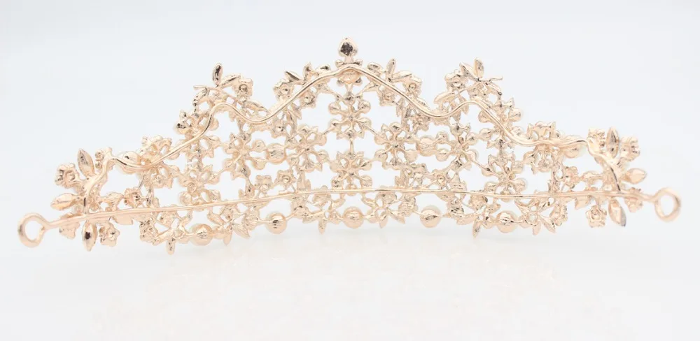 Роскошный жемчуг в стиле барокко, Королевская корона, диадема, свадебные диадемы, розовое золото, диадемы и короны, свадебные украшения для волос, аксессуары