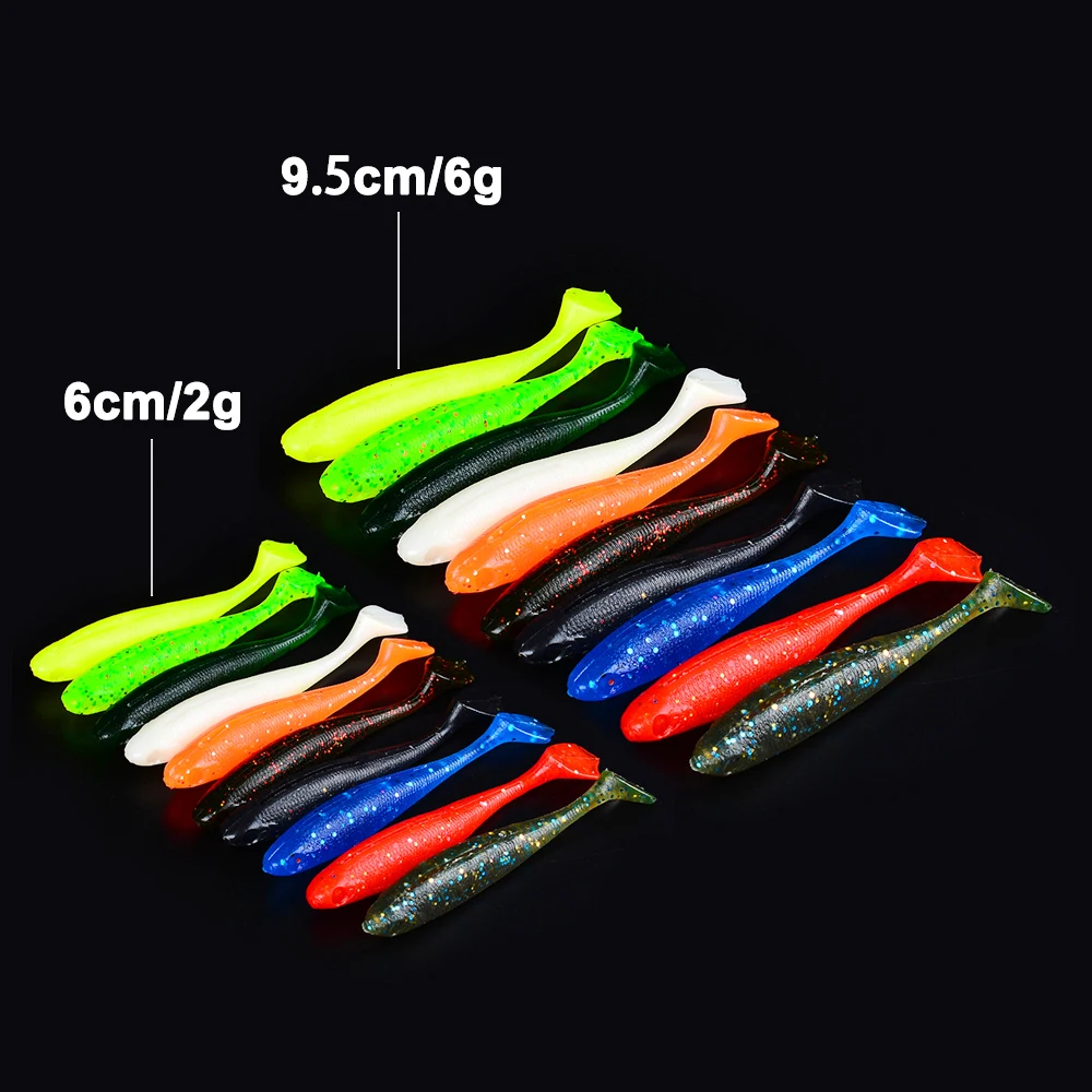 Искусственная приманка для рыбалки, 10 шт./лот, 6 г, мягкая блесна, Япония Shad, рыболовные снасти из силиконовой резины, 10 цветов, приманка для рыбалки