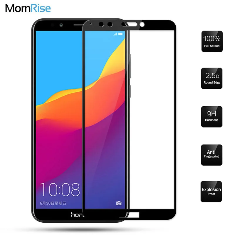 0 26 мм пленка из закаленного стекла для Huawei Honor 7C 5 7 &quotРоссия стекло Защита экрана