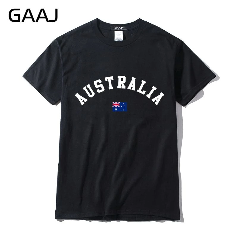 Camisetas con bandera de Australia para hombre, australianas con letras, camisetas informales de algodón de talla grande, ropa de for men|brand t-shirtt-shirt brand - AliExpress