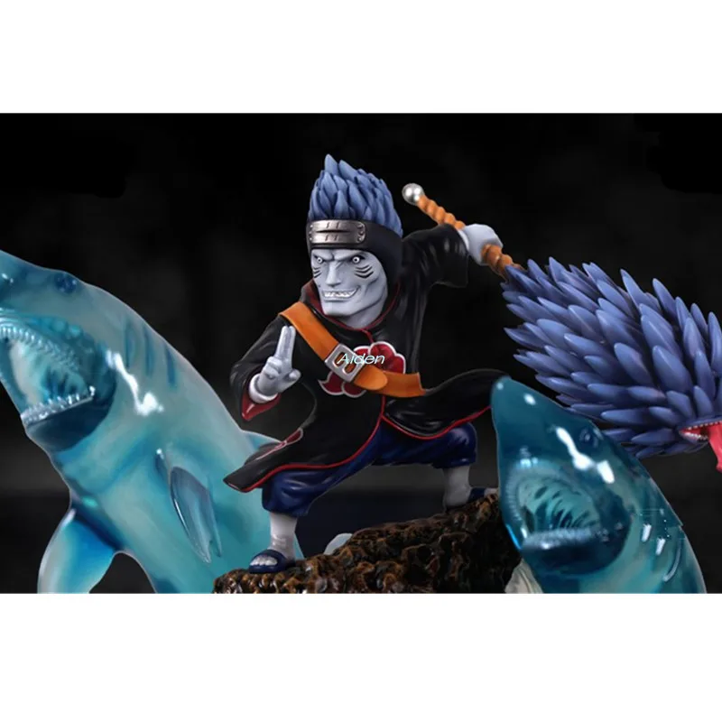 1" Статуя Наруто Акацуки бюст Hoshigaki Kisame полная длина портрет Bijuu GK фигурка Коллекционная модель игрушки коробка B1498