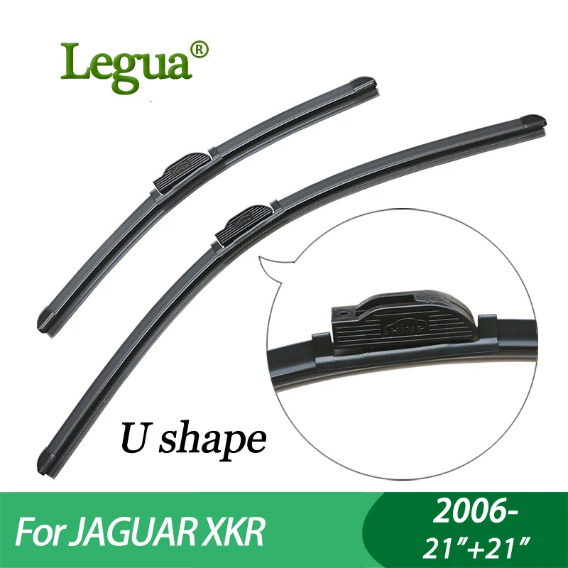 Legua Wiper blades for JAGUAR XKR(2006 ), 21"+21",car wiper,Boneless