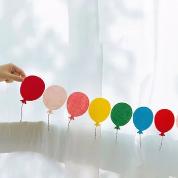 

12Pcs Lovely Balloon Paper Garland Banners Flag For Birthday Party Home Wall Hanging Kids Room Decoration Baby Shower Banner