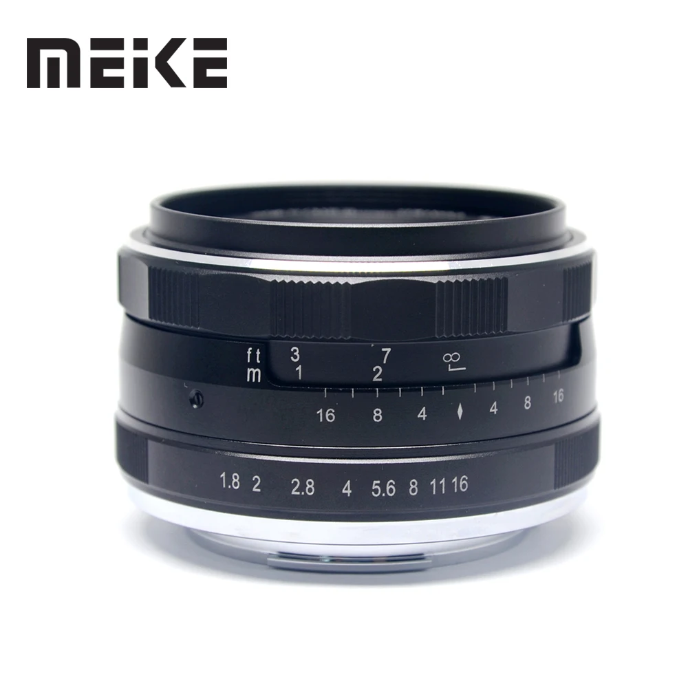 Meike 25 мм F1.8 APS-C широкоугольный объектив Ручной фокус для SONY E mount Fujifilm X mount Nikon Panasonic Olympus M4/3 камера A7 A7RIII