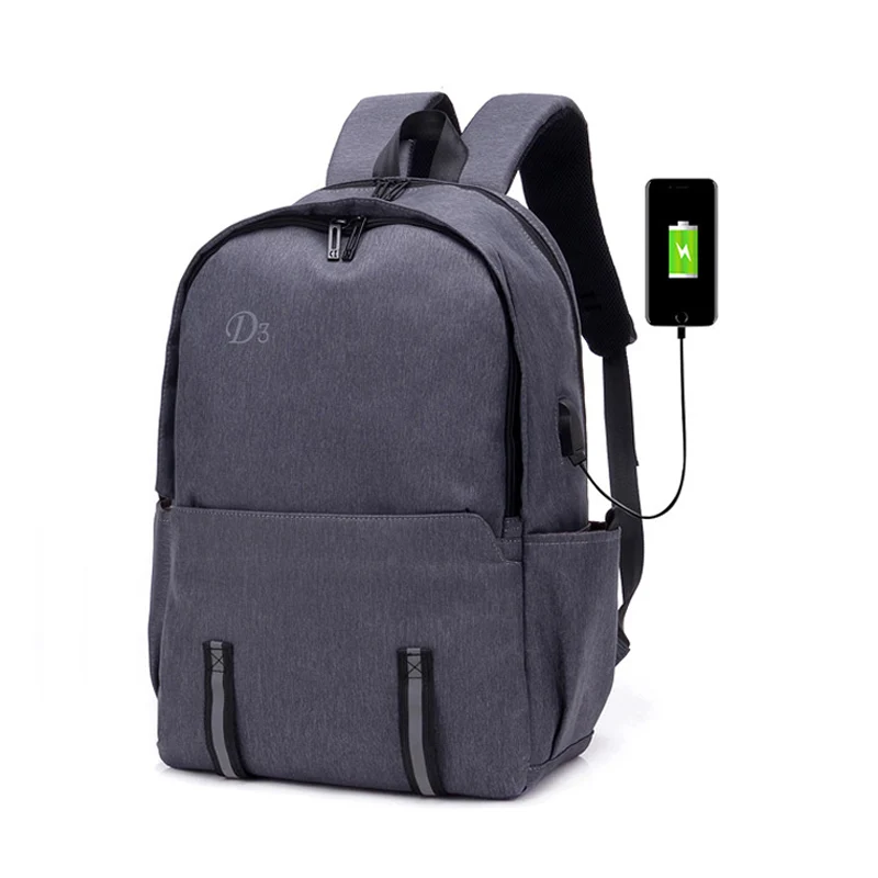 

2019 New Fashion Man Laptop Backpack Usb Charging Computer Backpacks Casual Style Bags Large Male Business Travel Bag Backpack
