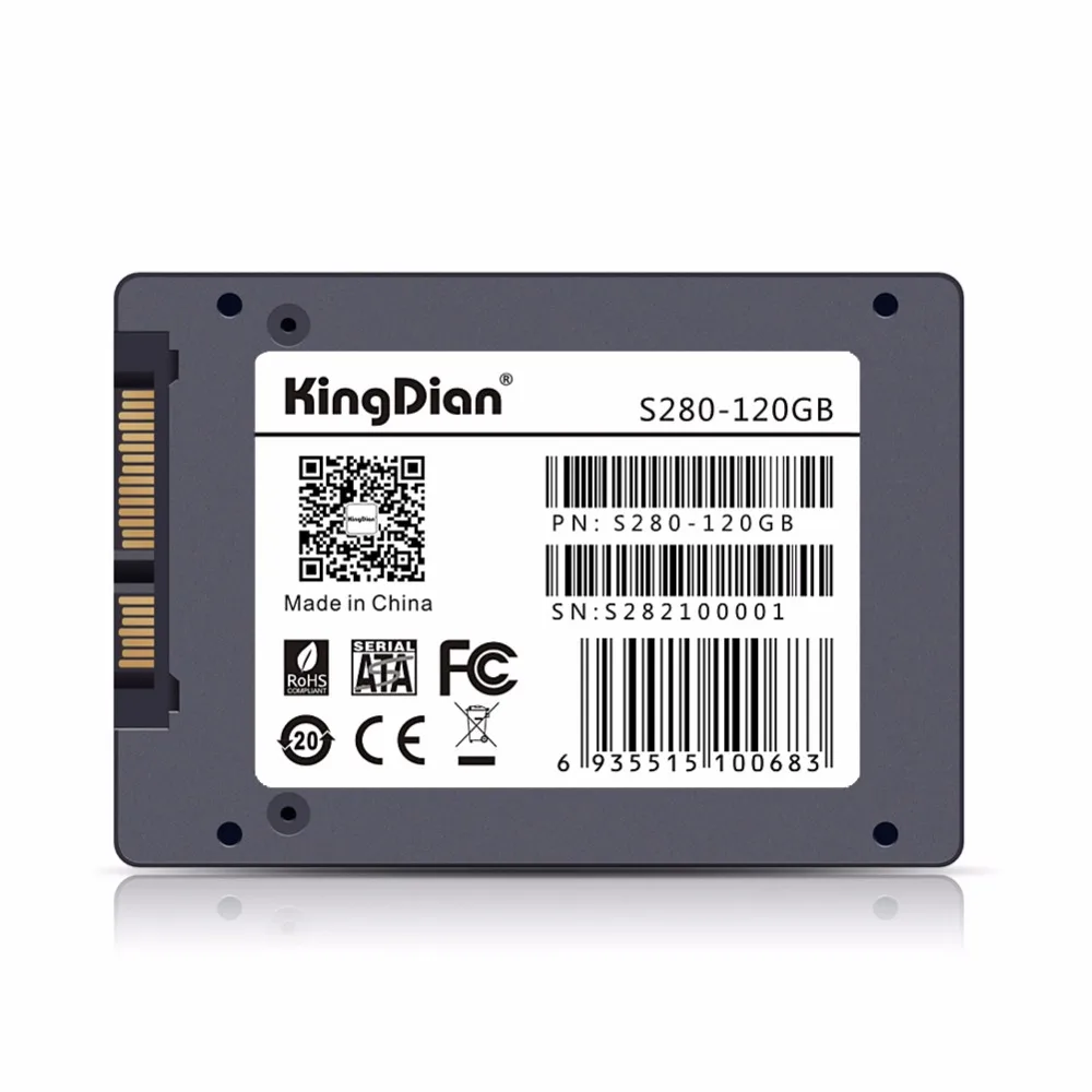 KingDian 120GB SSD S280 SATA3 Внутренний твердотельный накопитель SATA III HDD с 3 летней гарантией для ноутбуков настольных ПК 128GB 256GB