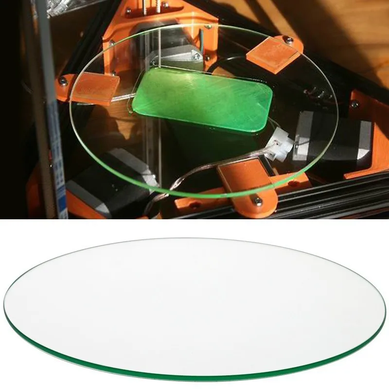 high quality thickness 3mm Borosilicate Glass plate for 3D printer kit part Rostock delta KOSSEL 170/180/200/220/300mm diameter |