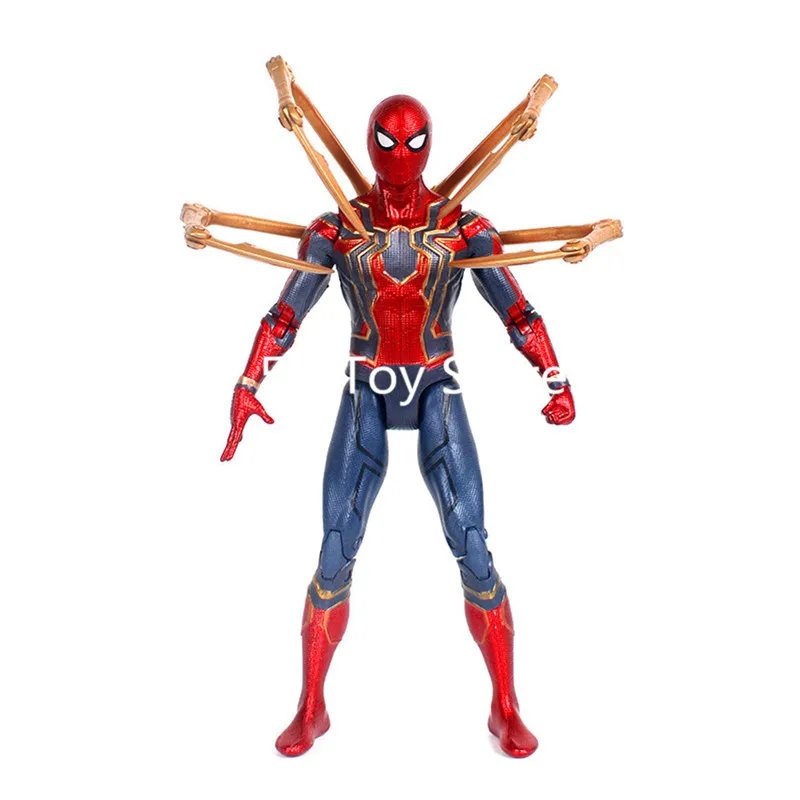 Goede Avengers 3 Oneindige Oorlog Iron Spiderman PVC Action Figure Superheld Cijfers Spider man Collectible Model Poppen Speelgoed