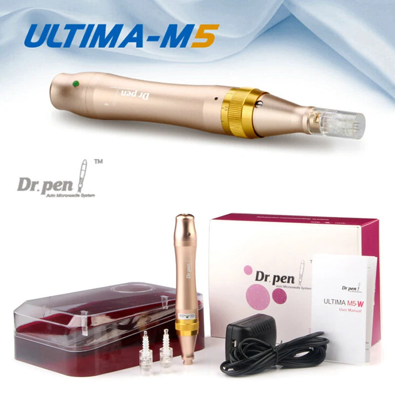 Перезаряжаемая ручка для дермы Dr. Pen M5-W авто микроиглы ручка байонет Prot иглы картриджи ручка беспроводной электрический Дерма Штамп