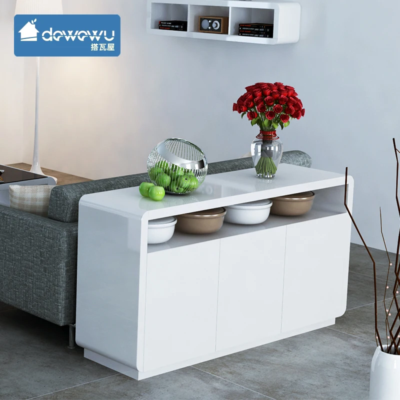 Take Tile Sideboard Modern Minimalist White Piano Lacquer