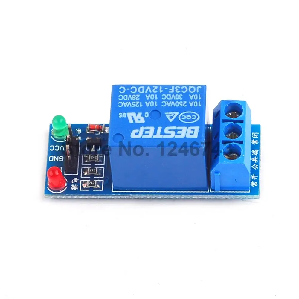 

1PCS 1 Channel 12V Relay Module Low level for SCM Household Appliance Control For Arduino