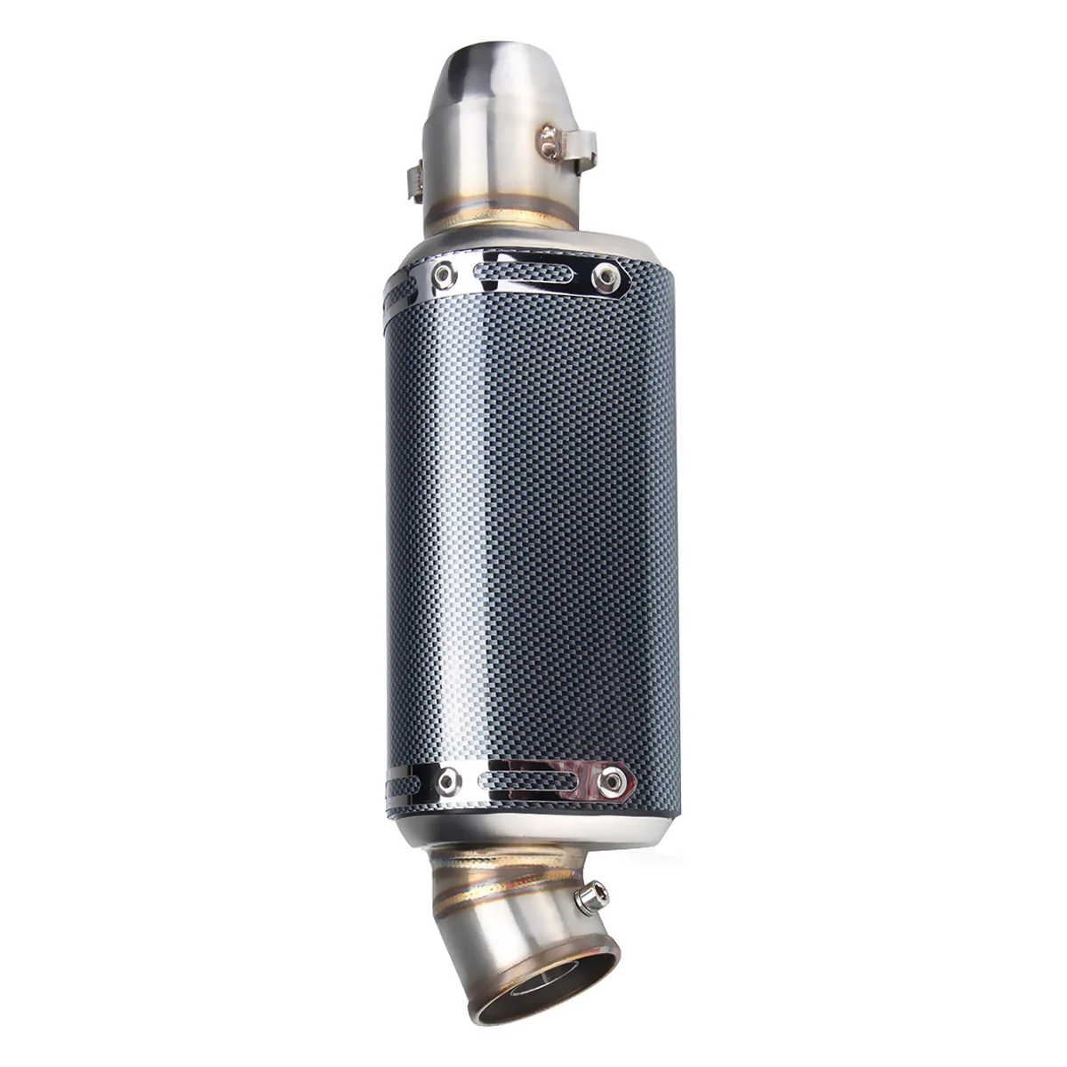 Universal motocicleta Akrapovic Escape silenciador sistema Racing Escape Echappement Moto para Yamaha Kawasaki pequeño ninja Z250
