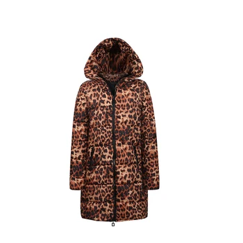 

snake pattern spring womens jackets and coats 2019 Parkas plus size for women Jackets warm Outwear With Oversize Coat Parka