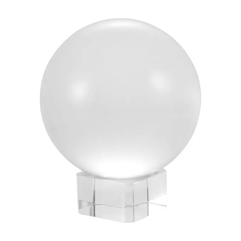 Стеклянный шар искусственный кристалл целебный стеклянный шар Сфера украшения китайский стиль фэн шуй декоративный шар 80 мм
