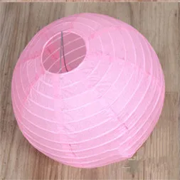 10 шт. " 8" 1" 12" 1" 16" Круглый Китайский бумажный фонарь для вечерние украшения на свадьбу, день рождения DIY ручной складной бумажный шар праздничные принадлежности - Цвет: Pink