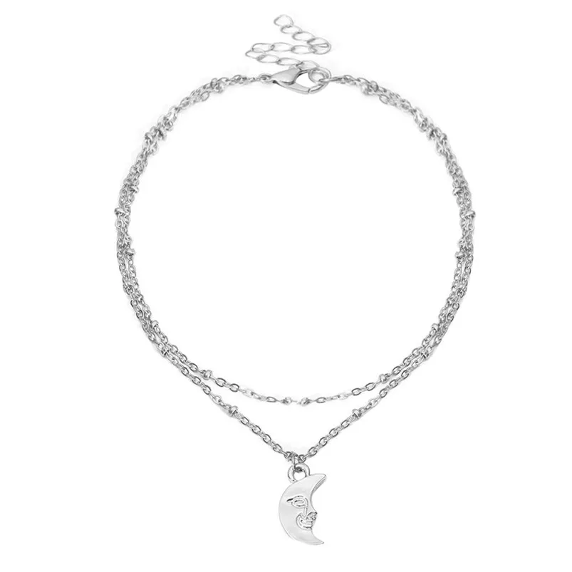Gold Silver Ankle Bracelet Women Anklet Adjustable Chain Foot Beach chaine cheville femme bracelet cheville argent F01 (5)