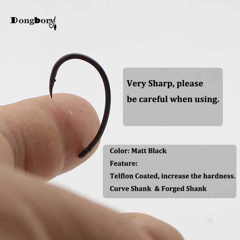 30PCS High Carbon Steel Carp Hooks Teflon Coating Carp Fishing Hook Wide Gape with Micro Barb Matt Black Yn Hook for Carp Coarse 30PCS High Carbon Steel Carp Hooks Teflon Coating Carp Fishing Hook Wide Gape with Micro Barb Matt Black Yn Hook for Carp Coarse