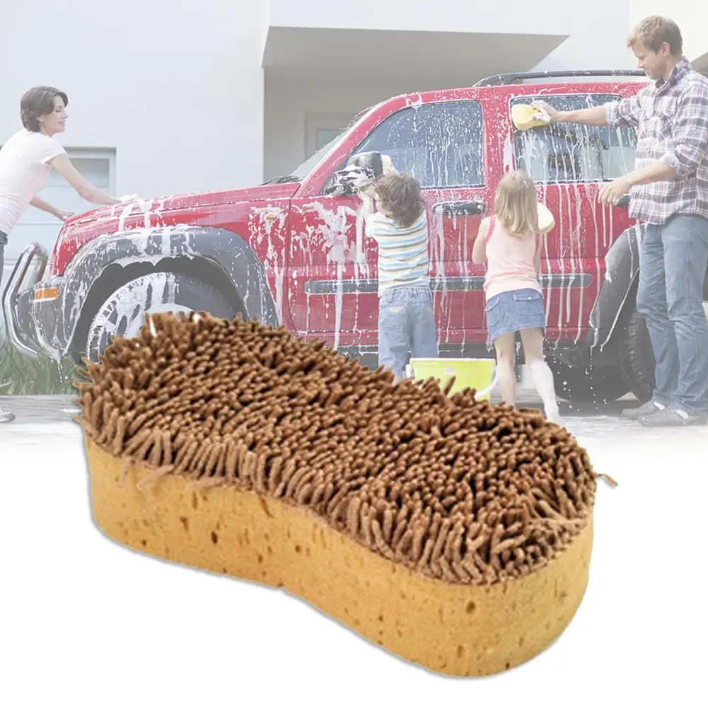 

Eight-shaped Chenille Car Wash Sponge Anti-Scratch Car Cleaning Washing Sponge Car Cleaning Care Tools Dropship 9.4