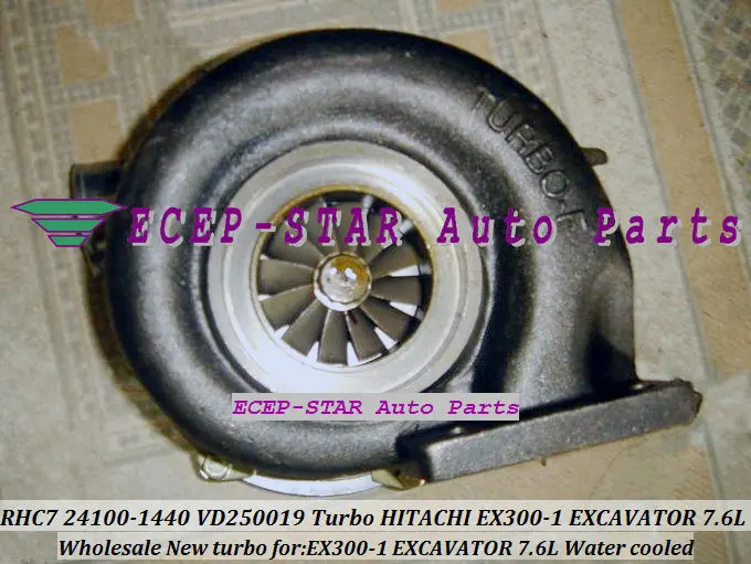 EX300-1 с прокладками RHC7 24100-1440 1440 24100 VD250019 Turbo турбины Турбокомпрессор, пригодный для HITACHI экскаватор