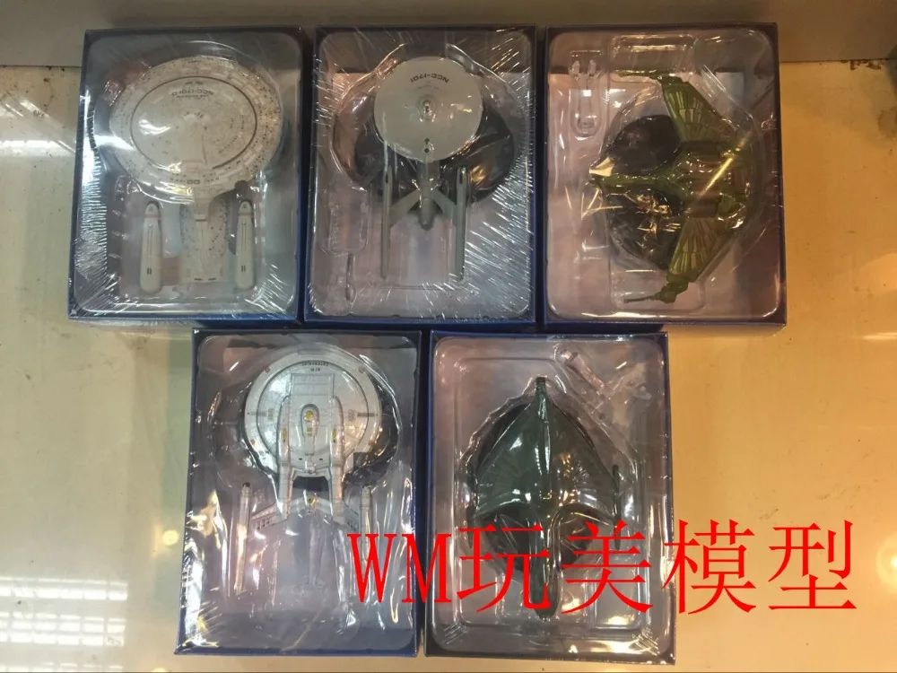 Alloy/plastic UFO spaceship model space craft 5pcs/setin Diecasts